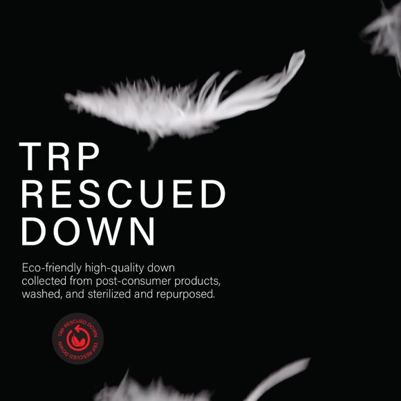 NWT The Recycled Planet | Water Wind Resistant Down Puffer - Metallic Dark BLUE - Picture 16 of 17